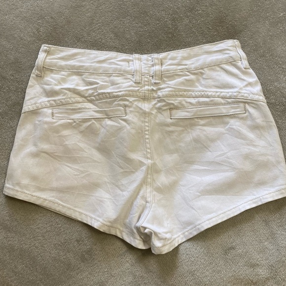 Free People White High Waist Denim Shorts - Picture 7 of 11
